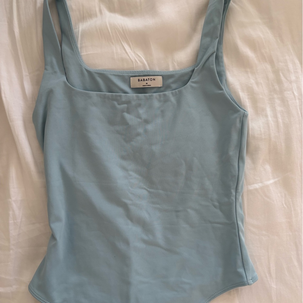 Aritzia Blue Bodysuit